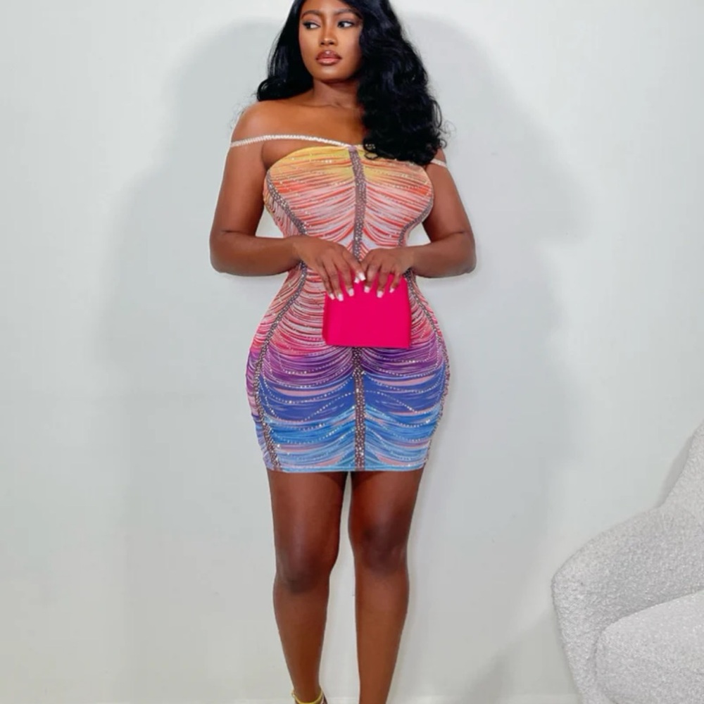 Mesh Mini Dress